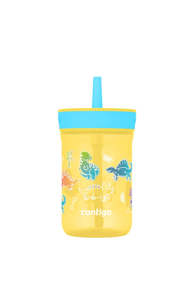 Kids’ Leighton Straw Tumbler with Spill-Proof Leak-Proof Lid, 14oz N6