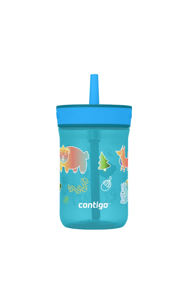 Kids’ Leighton Straw Tumbler with Spill-Proof Leak-Proof Lid, 14oz N6